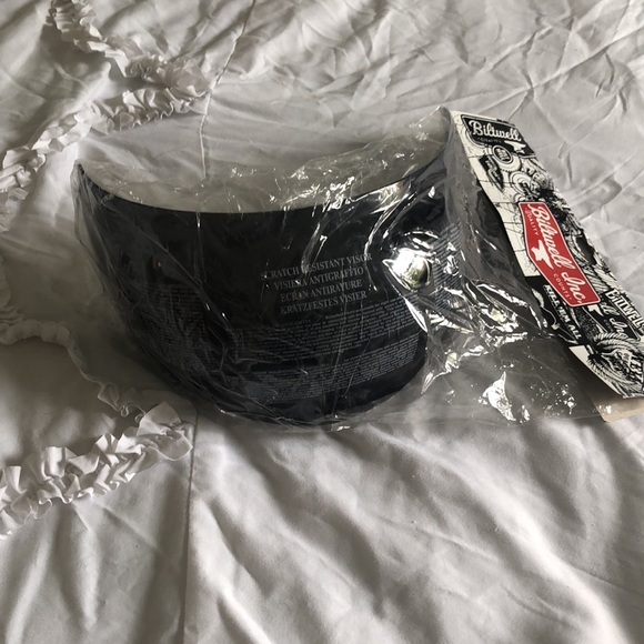 NWT Biltwell INC. GRINGO Bubble Shield in SMOKE - Picture 5 of 6